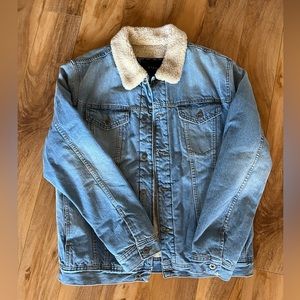 Zara Fur Jean jacket